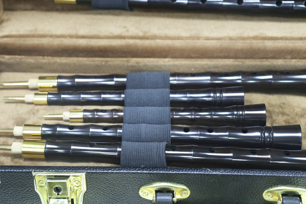 Buy Concert Grade Black Sandalwood Suona Kit Chinese Trumpet 10 Pcs with Case 唢呐套装