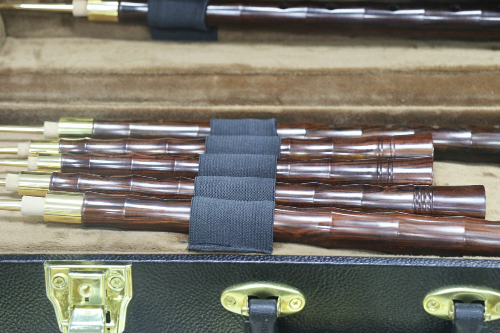 Buy Concert Grade Aged Rosy Sandalwood Suona Chinese Horn Kit 10 Pcs with Case 唢呐套装