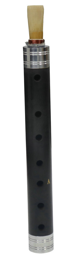 Buy Professional Level Black Sandalwood Guanzi Instrument Chinese Whistle A Key with Bag 管子