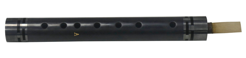 Buy Professional Black Sandalwood Guanzi Instrument Chinese Whistle A Key with Bag 管子