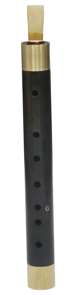 Buy Concert Grade Black Sandalwood Guanzi Instrument Chinese Whistle G Key with Bag 管子