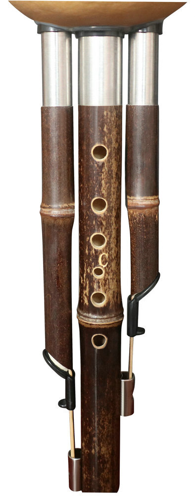Buy Professional Level Plain Style Baked Chinese Yunnan Free Reed Gourd & Bamboo Flute Hulusi 葫芦丝