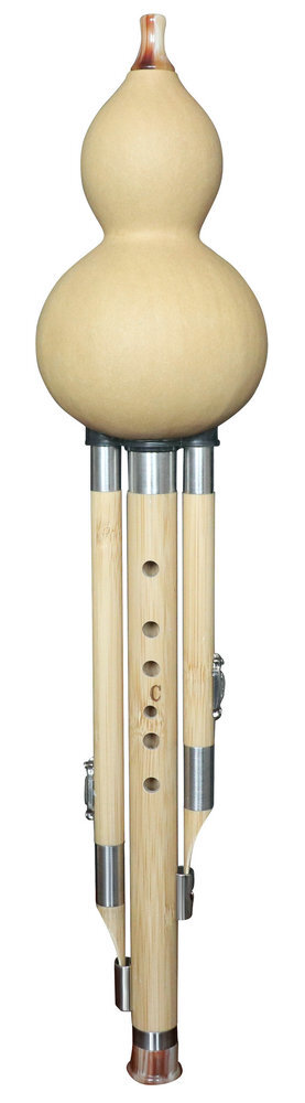 Buy Professional Level Plain Style Baked Chinese Yunnan Free Reed Gourd & Nanzhu Bamboo Flute Hulusi 葫芦丝
