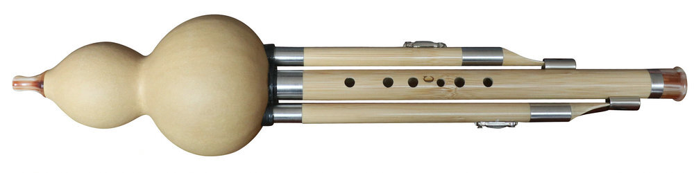 Buy Professional Level Plain Style Baked Chinese Yunnan Free Reed Gourd & Nanzhu Bamboo Flute Hulusi 葫芦丝