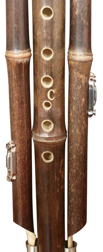 Buy Concert Grade Chinese Free Reed Gourd & Bamboo Flute Hulusi Instrument 葫芦丝
