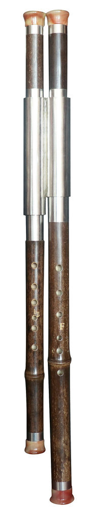 Buy Concert Grade Chinese Free Reed Double Bamboo Bawu Flutes Transversely Blown 巴乌