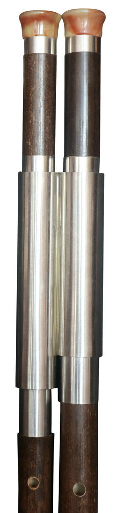 Buy Concert Grade Chinese Free Reed Double Bamboo Bawu Flutes Transversely Blown 巴乌