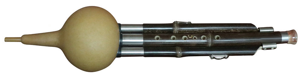 Buy Concert Grade Plain Style Baked Chinese Yunnan Free Reed Gourd & Bamboo Flute Hulusi 葫芦丝