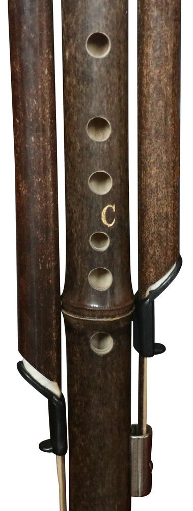 Concert Grade Chinese Free Reed Instrument Gourd & Bamboo Flute Hulusi 葫芦丝