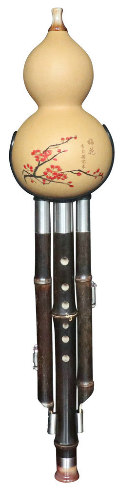 Buy Concert Grade Chinese Gourd Flute Bamboo Hulusi Instrument 葫芦丝