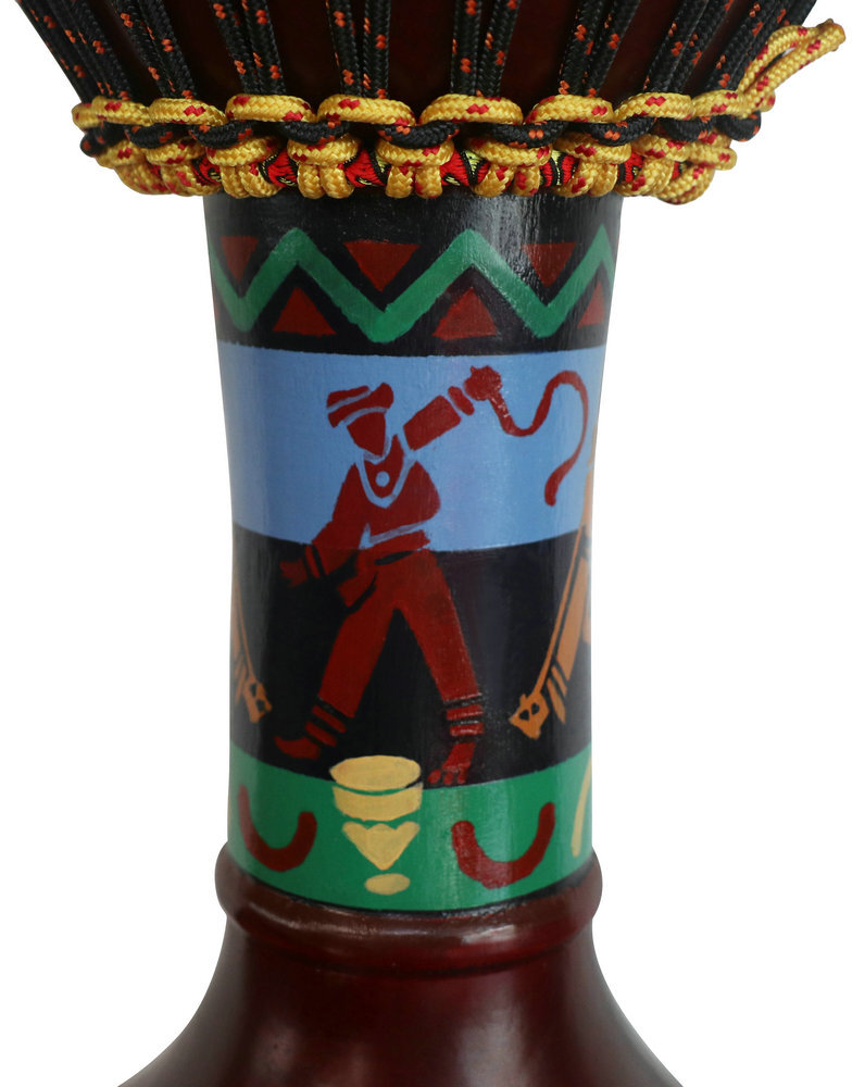 Buy Professional Chinese Alder Wood & Goat Skin Yunnan Ethnic Peacock Drum