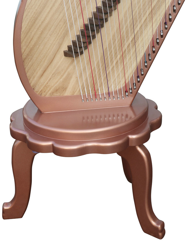 Buy Concert Grade Modern Konghou Instrument Ancient Chinese Zither 39 Strings with Legs 箜篌