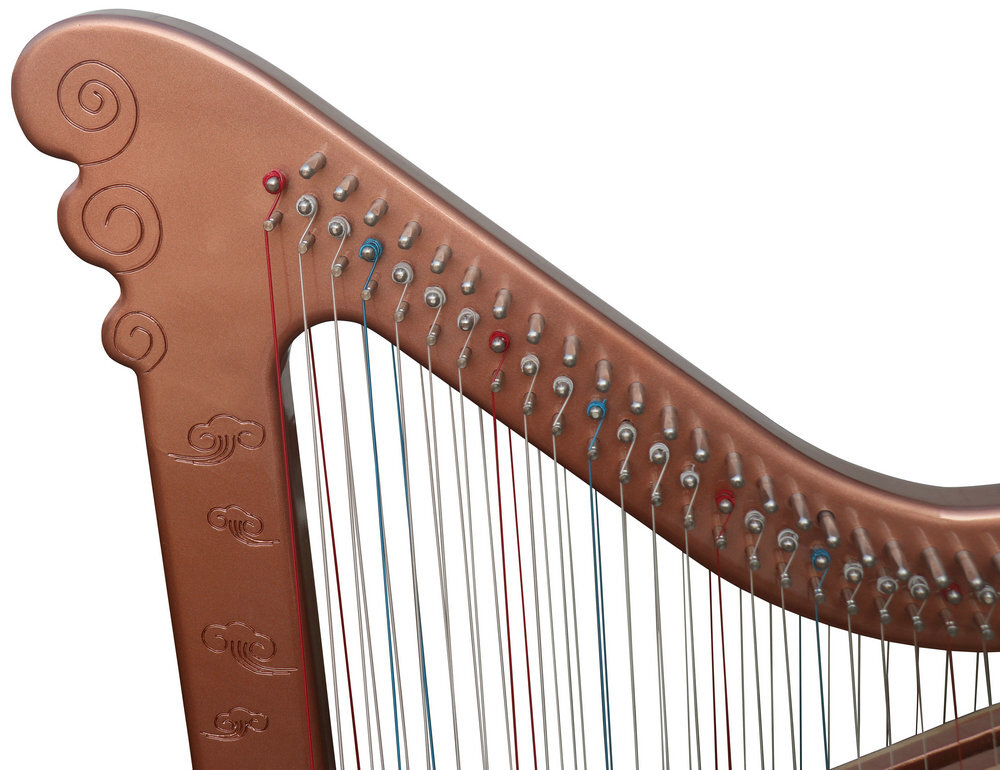 Buy Professional Level Modern Konghou Instrument Ancient Chinese Zither 27 Strings with Legs 箜篌 Buy Professional Level Modern Konghou Instrument Ancient Chinese Zither 27 Strings with Legs 箜篌