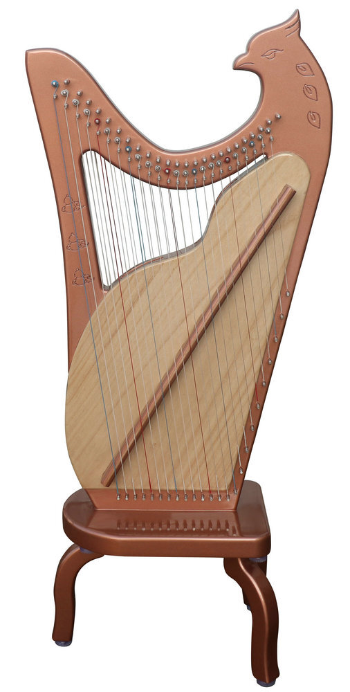 Buy Professional Modern Konghou Instrument Ancient Chinese Zither 24 Strings with Legs 箜篌 Buy Professional Modern Konghou Instrument Ancient Chinese Zither 24 Strings with Legs 箜篌