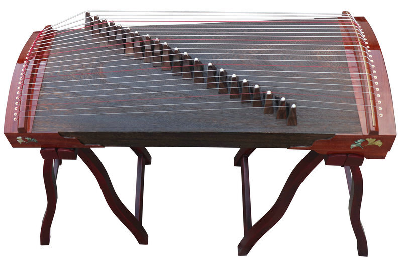 Buy Concert Grade Bright Lacquer Travel Size Guzheng Chinese Zither Harp 古筝