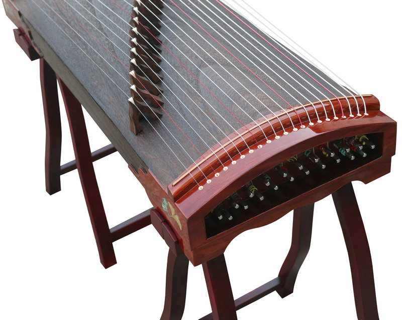 Buy Concert Grade Bright Lacquer Travel Size Guzheng Chinese Zither Harp 古筝