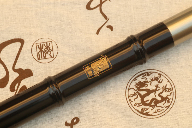 Buy Concert Grade & Master Made Chinese Black Sandalwood Flute Xiao Instrument 3 Sections With Case 萧