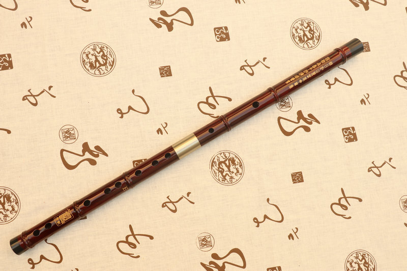 Buy Concert Grade Chinese Purple Sandalwood Flute Dizi Instrument with Accessories 2 Sections 笛子