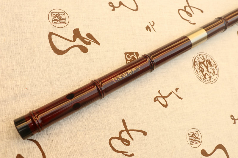 Buy Concert Grade Chinese Purple Sandalwood Flute Dizi Instrument with Accessories 2 Sections 笛子
