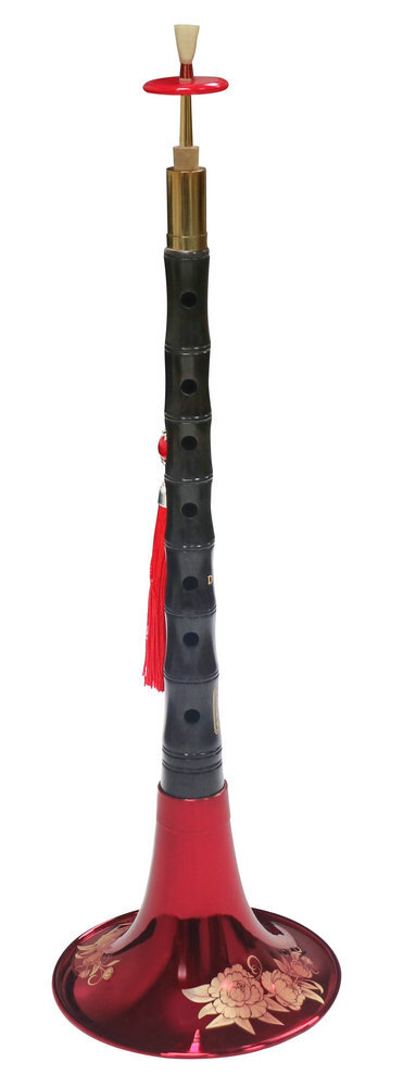 Buy Concert Grade Black Sandalwood Happy Event Flower Carved Suona Chinese Trumpet with Bag 唢呐
