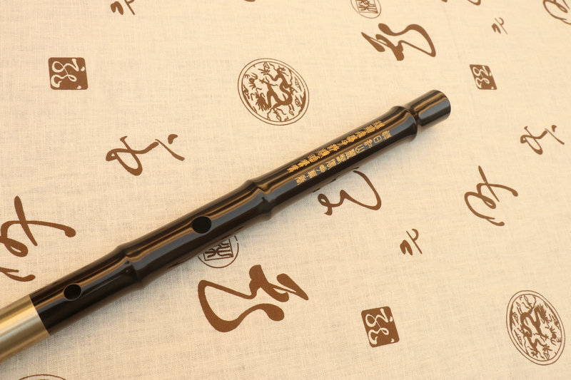 iBuy Concert Grade Black Sandalwood Flute Chinese Dizi Musical Instrument with Accessories 2 Sections 笛子