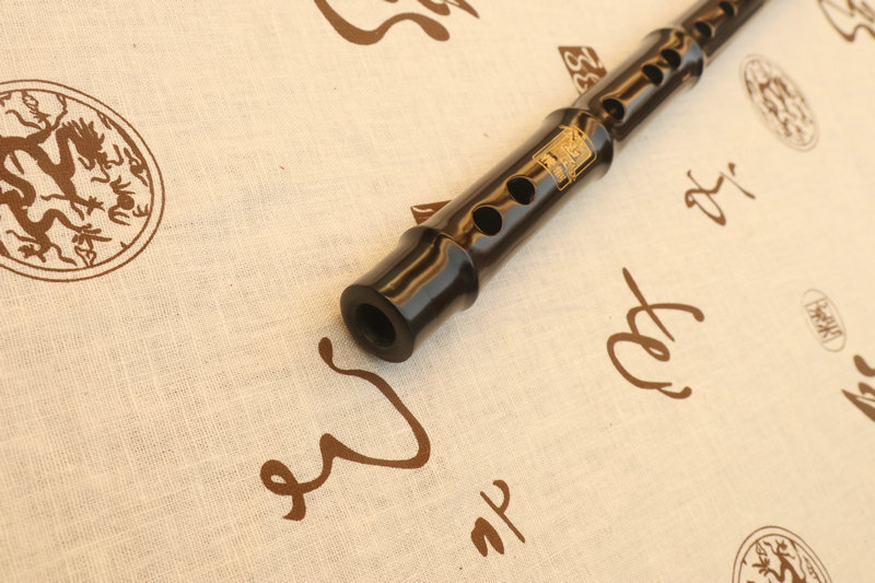 iBuy Concert Grade Black Sandalwood Flute Chinese Dizi Musical Instrument with Accessories 2 Sections 笛子