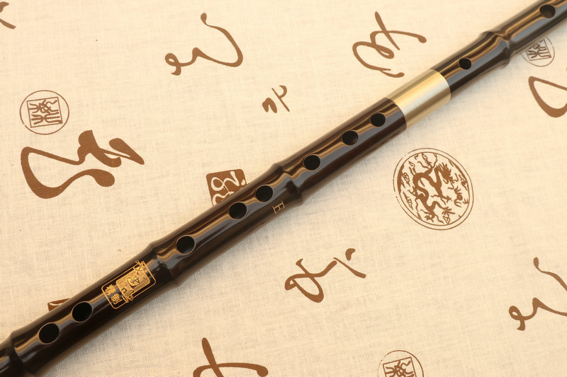 Buy Concert Grade Black Sandalwood Flute Chinese Dizi Musical Instrument with Accessories 2 Sections 笛子