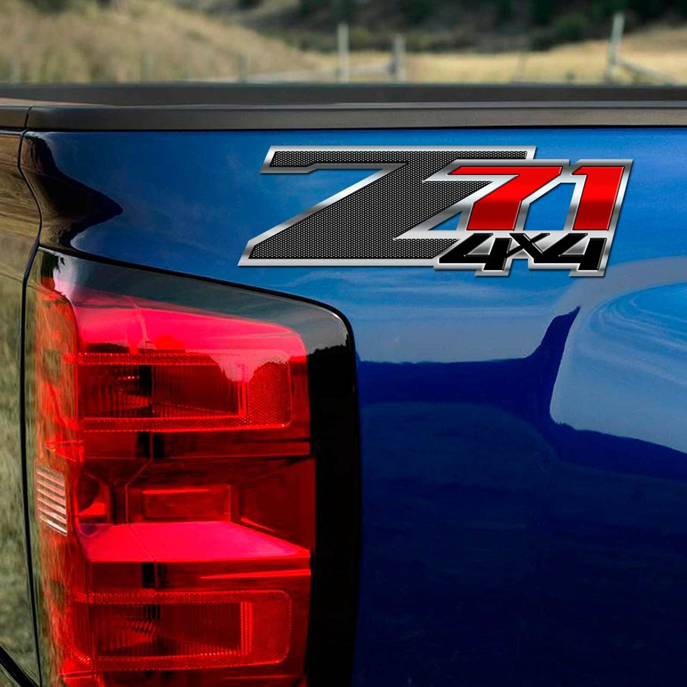 Z71 Carbon Fiber Edition 4x4 Decal Set