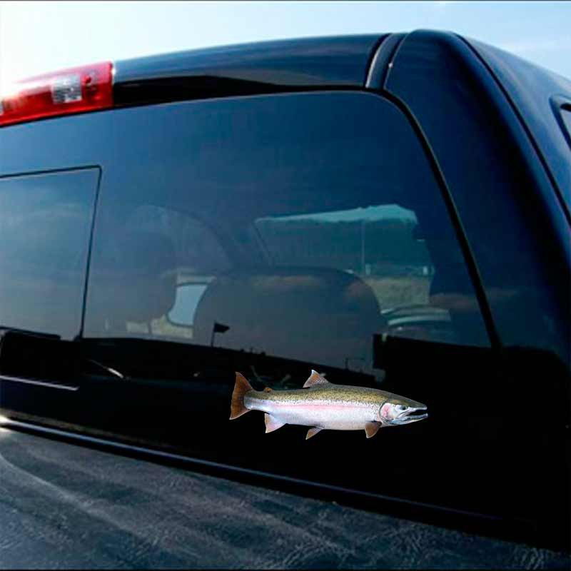 Great Lakes Steelhead Salmon Fishing Decal