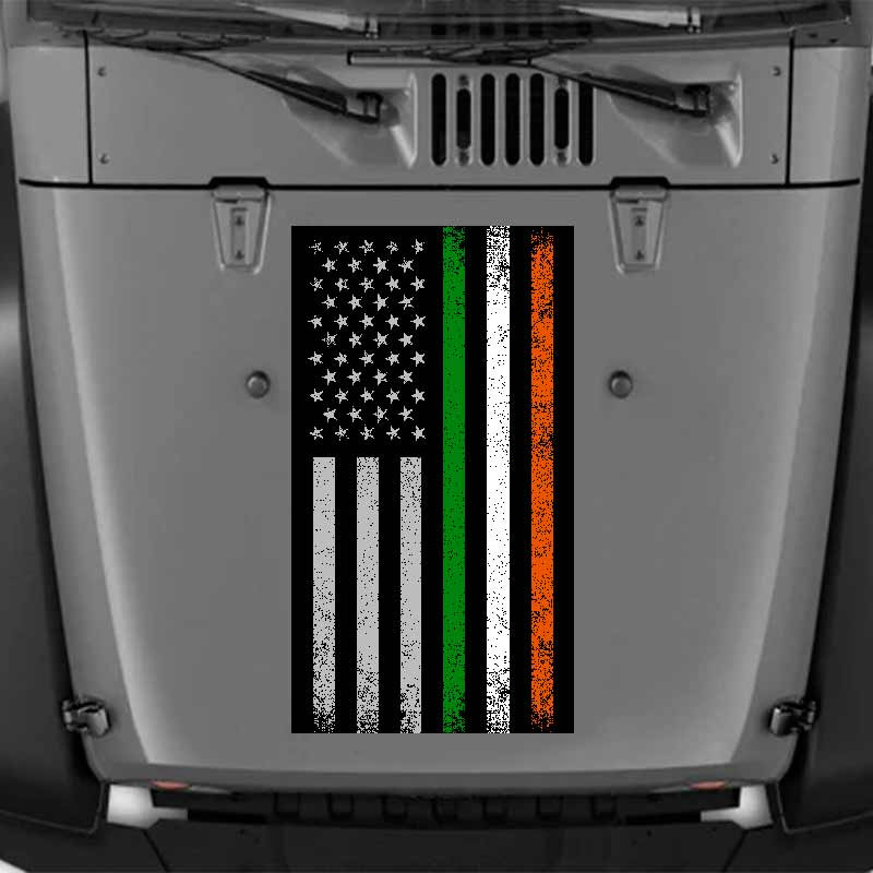 St. Patrick's Irish Police Flag Decal