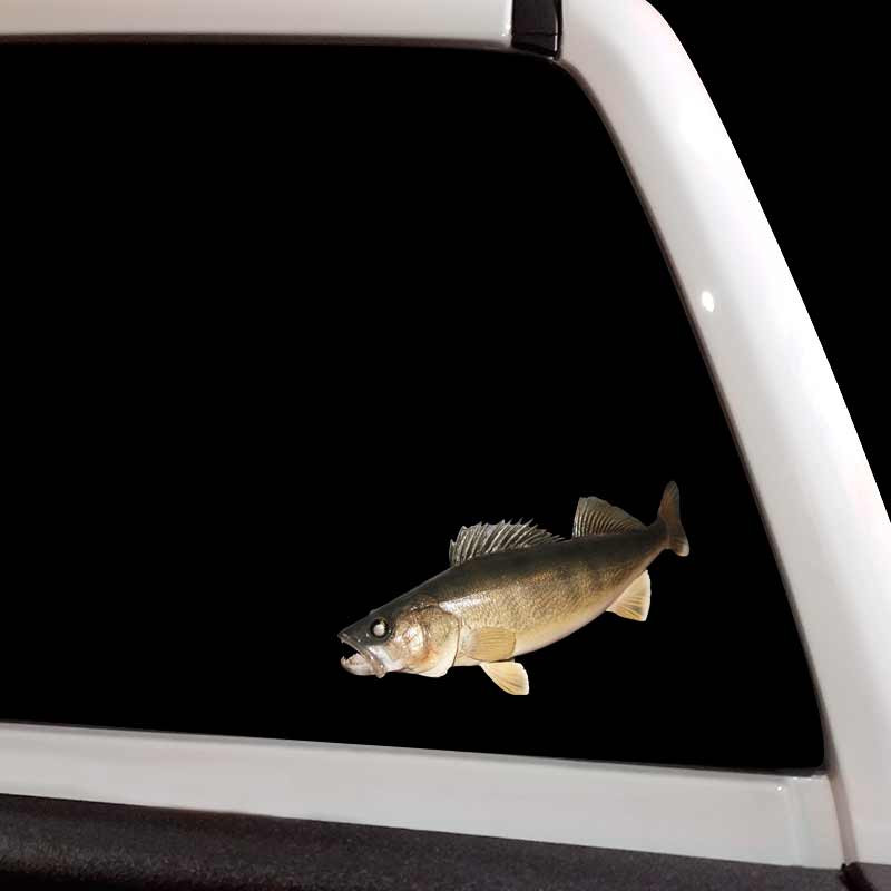 Walleye Angler Fishing Decal
