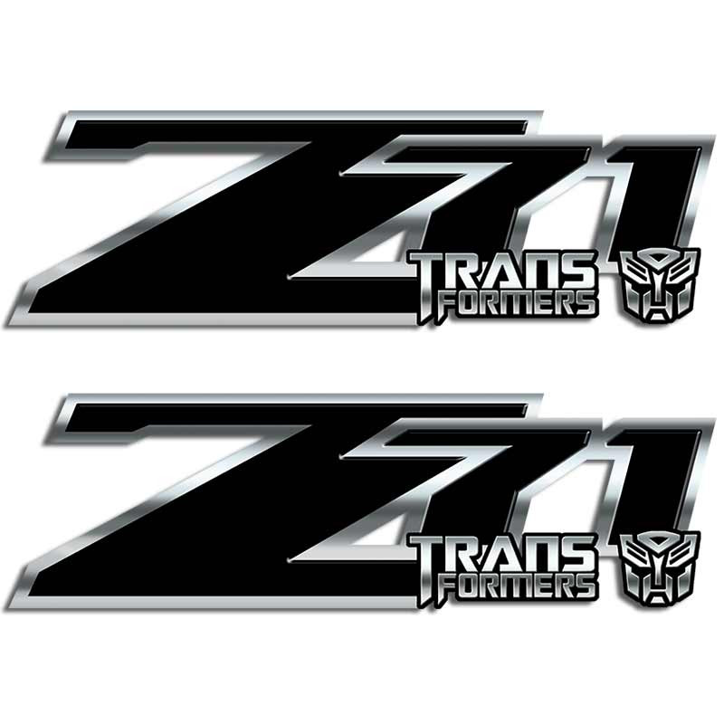 Z71 Autobot Transformers Black Decal Set