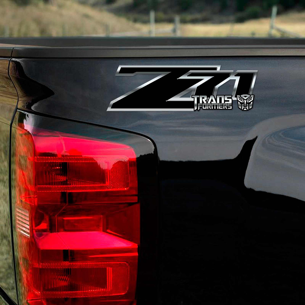 Z71 Autobot Transformers Black Decal Set