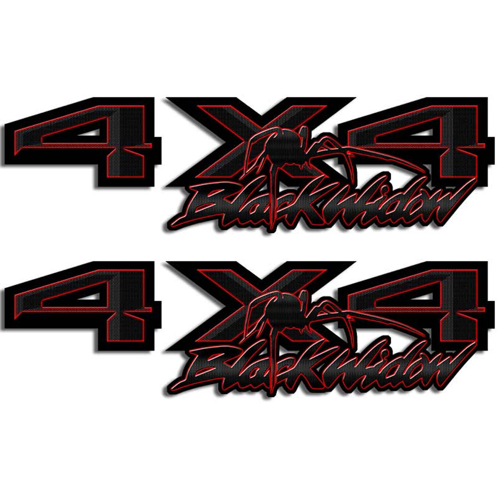 4x4 Black Widow Ford 17 Spider Truck Decal Set