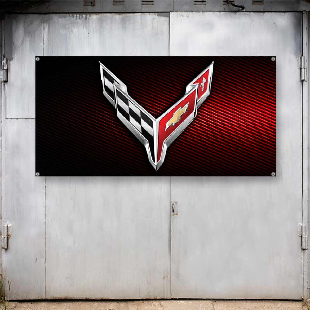Corvette C8 Stingray Z06 Car Display Banner
