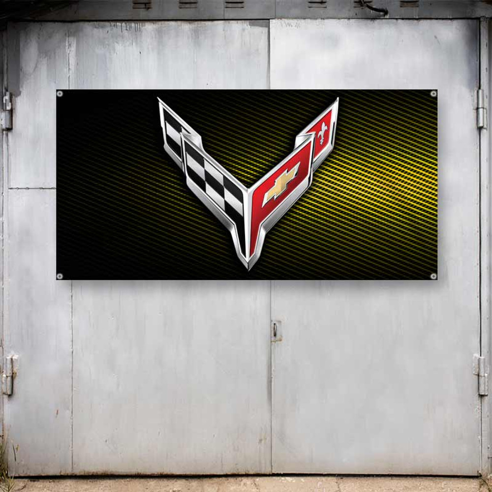 Corvette C8 Stingray Z06 Car Display Banner