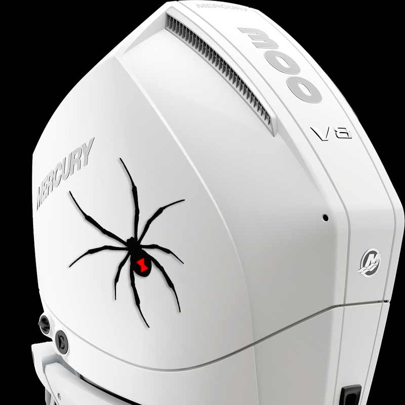 Black Widow Hourglass Spider Decal