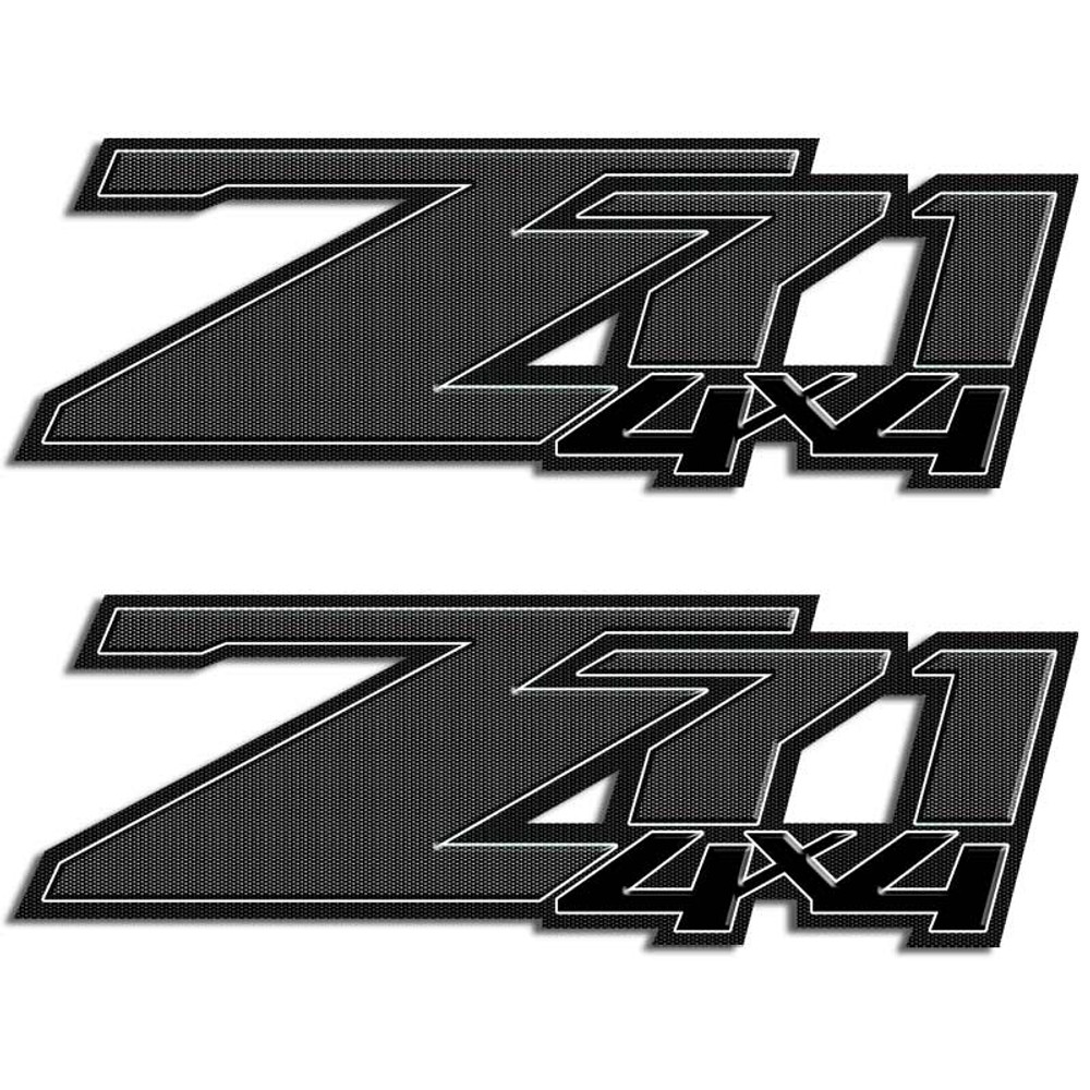 Silverado Z71 Redline 4x4 Truck Decal Set