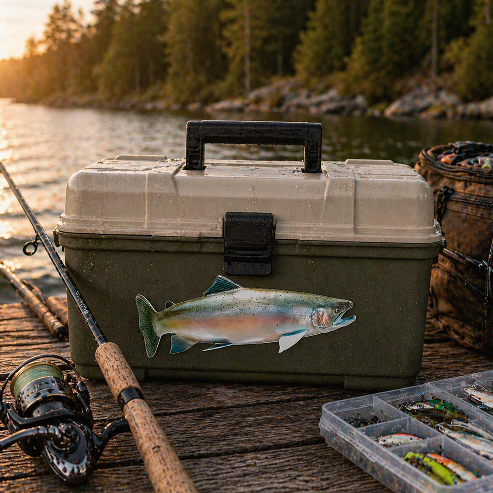 Steelhead Attack Fishing Decal Set