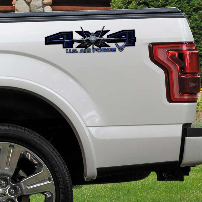 Air Force 4x4 Ford F-150 Truck Decal Set