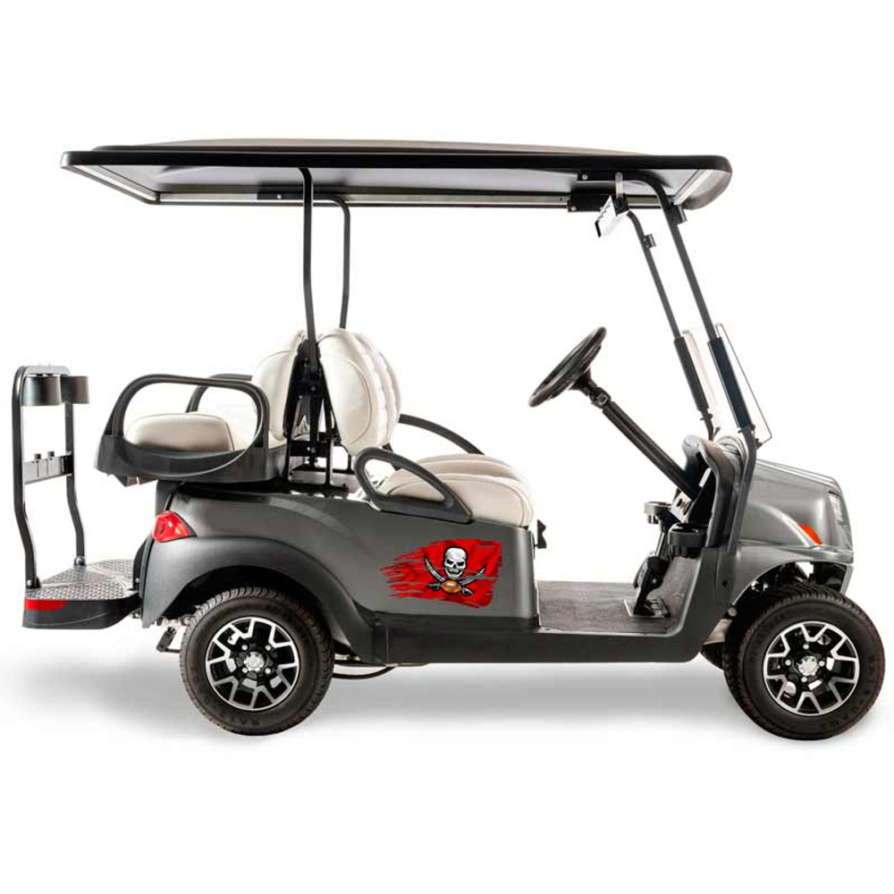 Tampa Bay Buccaneers Football Flag Decal Set