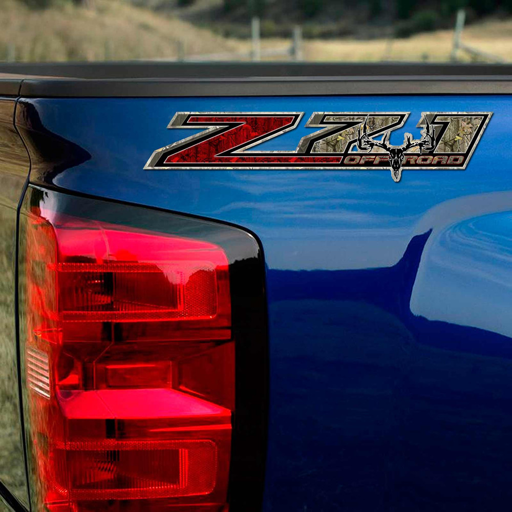 Z71 Hunting Deer Skull Truck Decals