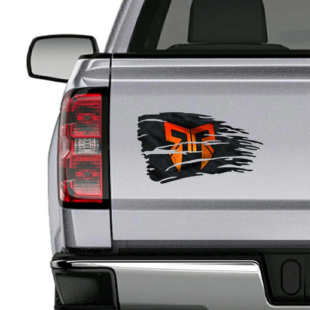Rocky Ridge Tattered Off Road Flag Decal Set