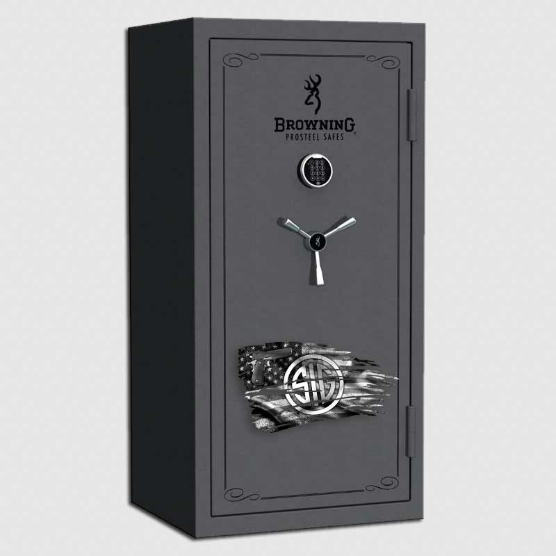 Sig Sauer Tattered Subdued American Gun Flag Decal Set