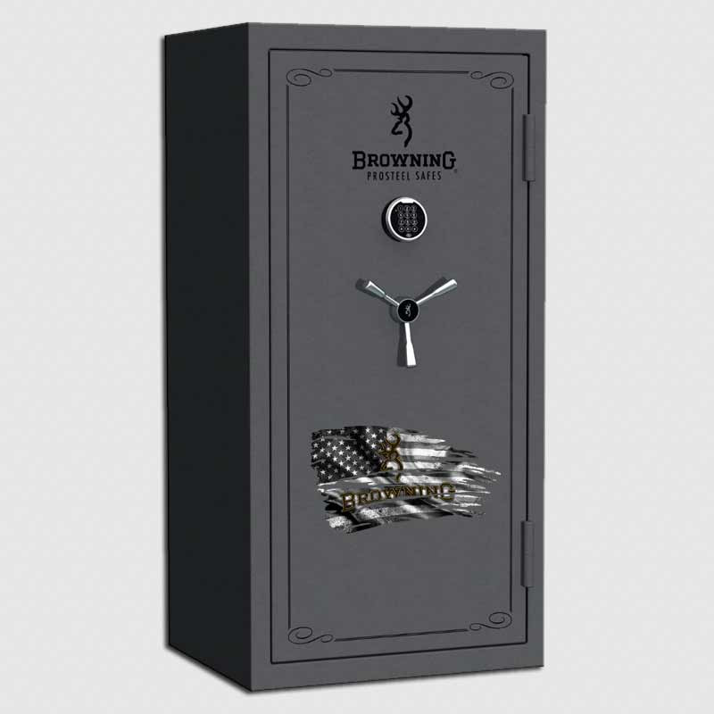 Browning Subdued American Distressed Flag Decal Set