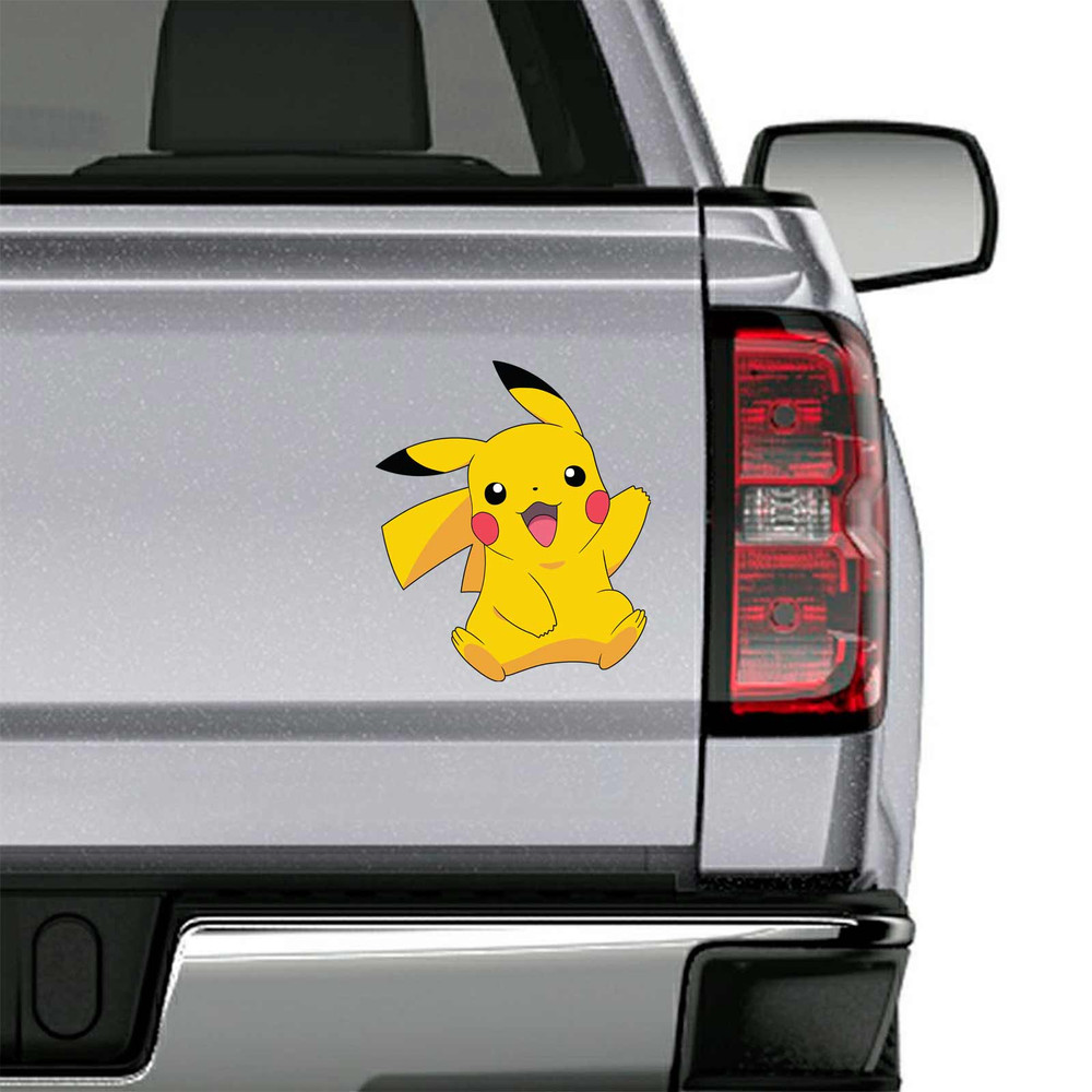 Pikachu Pokemon Cute Anime Decal