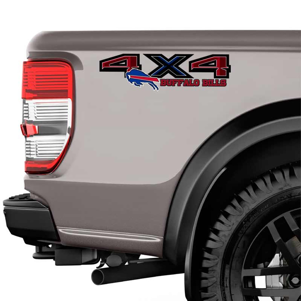Buffalo Bills 4x4 F150 Truck Football Decal Set