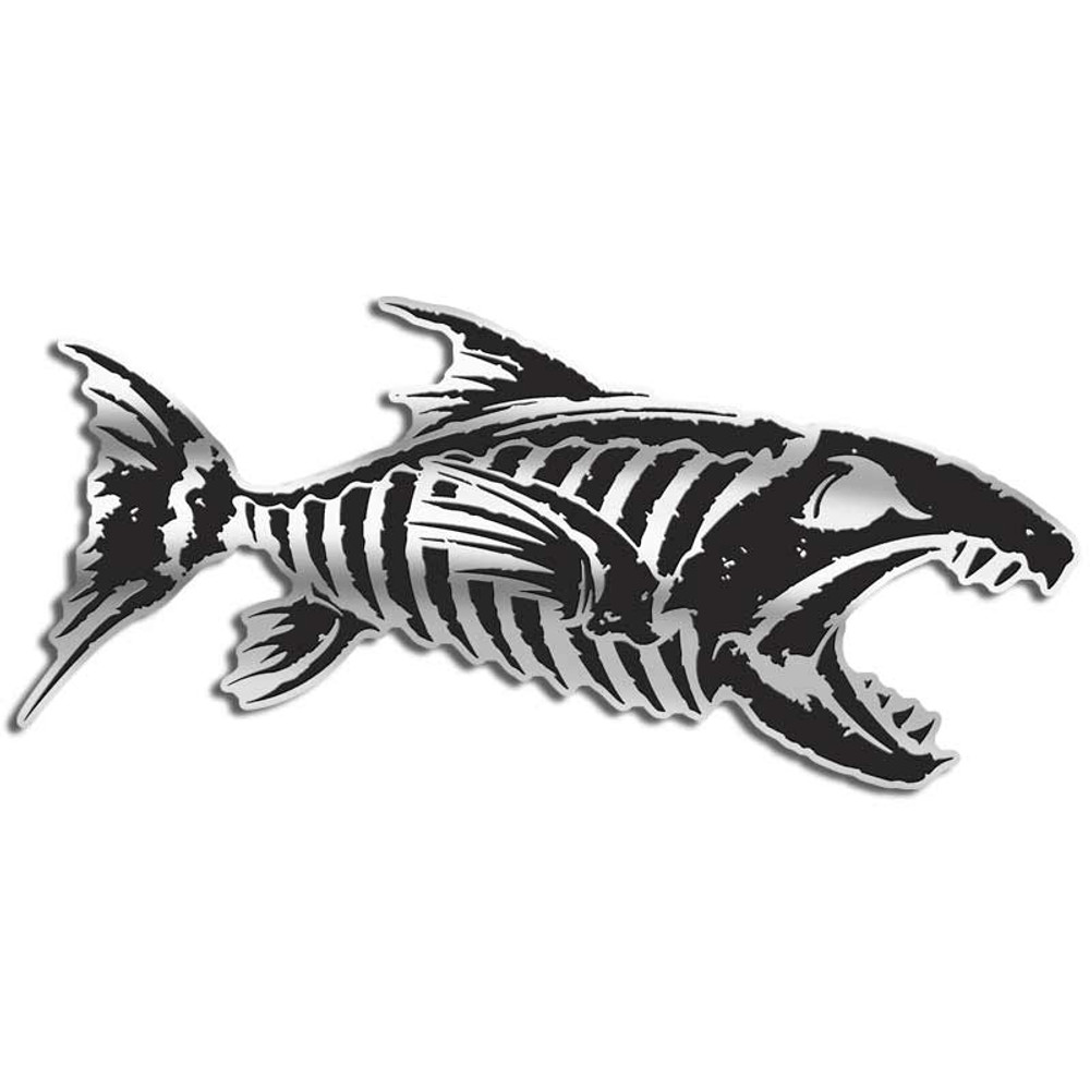 Fishing Skeleton Fish Marine Decal