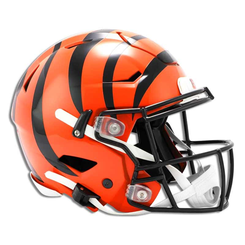 Cincinnati Bengals Orange Football Helmet Decal