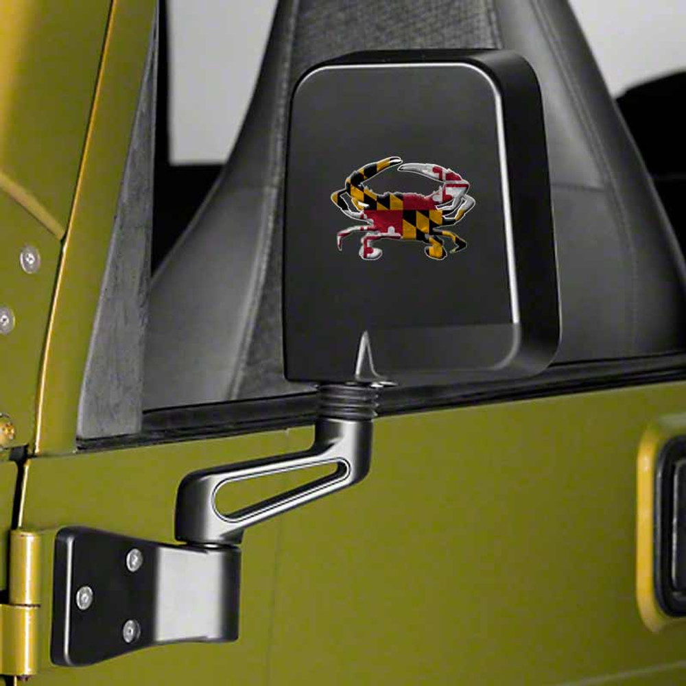 Maryland Flag Crab Decal